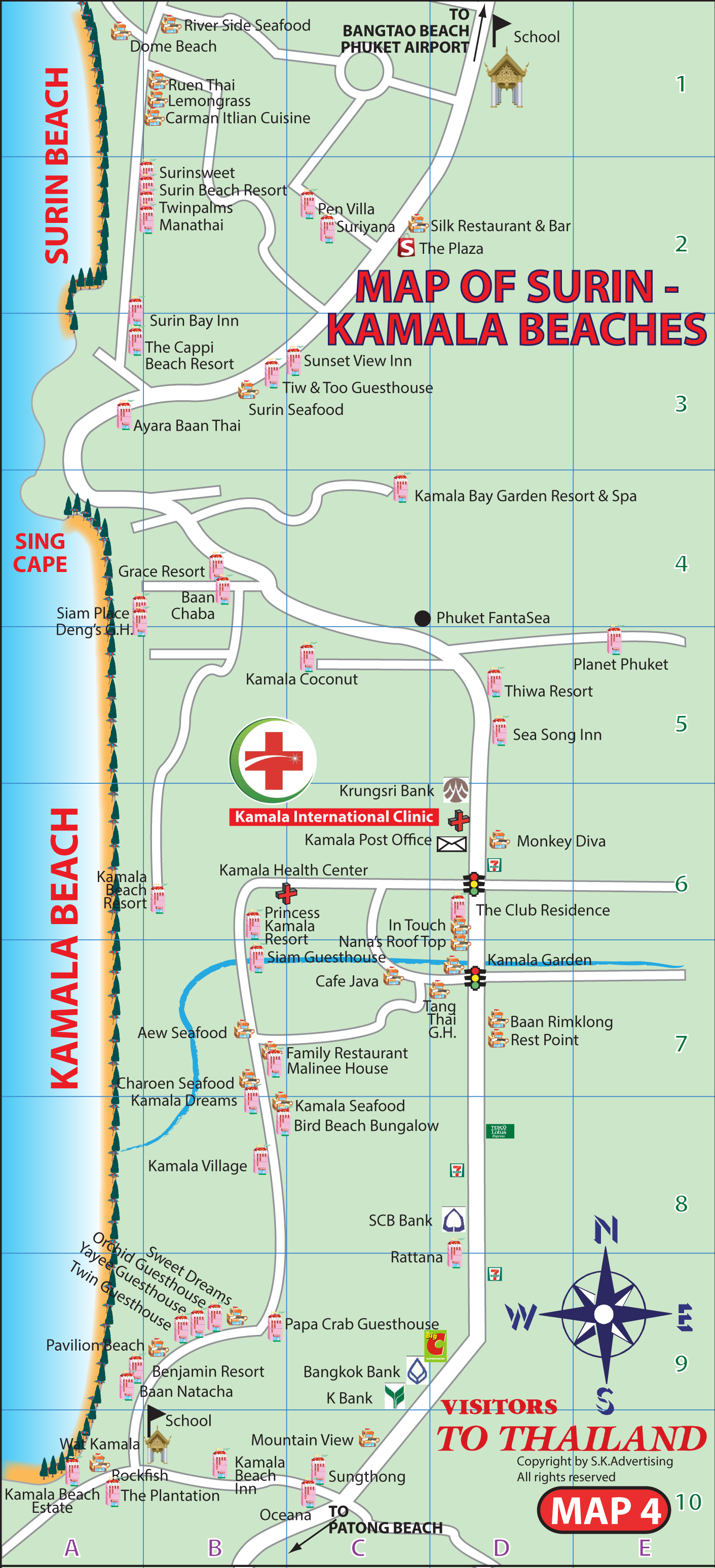 Kamala Beach Map 1 